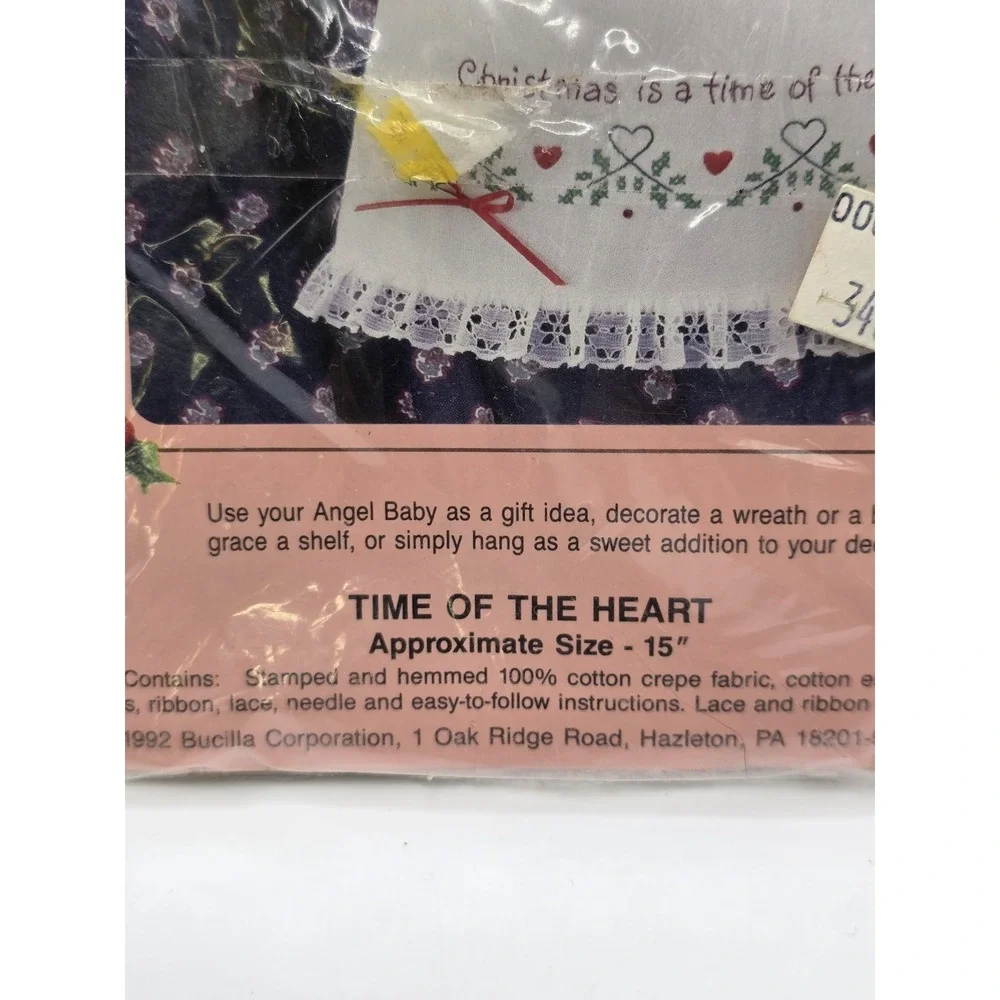 Bucilla‎ Angel Babies Time Of The Heart Sealed Vintage Kit